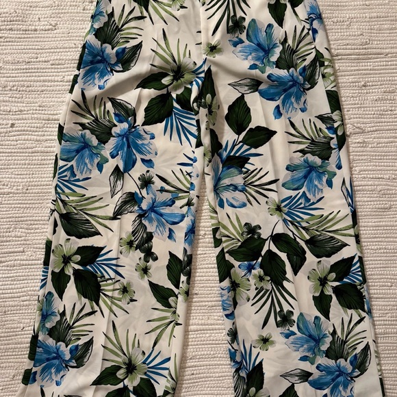 Banana Republic Wide Leg Colorful Floral Pants - Picture 5 of 8